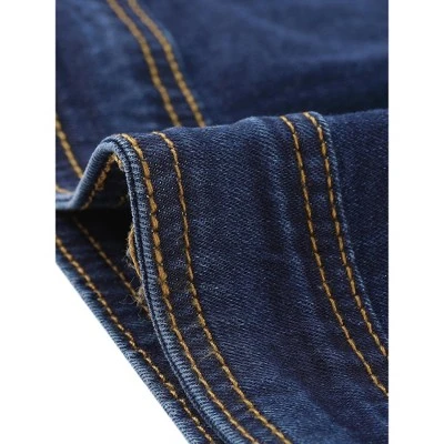 Agnes Orinda Women's Plus Size Jean Jacket Long Sleeves Collarless Denim Jacket 7 Agnes Orinda Women's Plus Size Jean Jacket Long Sleeves Collarless Denim Jacket - Image 5