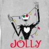 Women's The Nightmare Before Christmas Jack Jolly Christmas Lights T-Shirt -Dresses City Shop GUEST 6176b686 c280 44c0 a557 bf842575d020