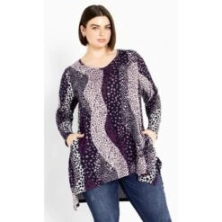 Women's Plus Size Eva Hacci Tunic - Plum | ZIM & ZOE 13 Women's Plus Size Eva Hacci Tunic - Plum | ZIM & ZOE -Dresses City Shop GUEST 633d7ba9 a55a 4b83 8fc2 eb3a7de234e4
