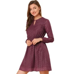 Allegra K Women's Choker V Neck Vintage Flared Gilding Metallic Shiny Star A-Line Dress 36 Allegra K Women's Choker V Neck Vintage Flared Gilding Metallic Shiny Star A-Line Dress -Dresses City Shop GUEST 63a18d75 1bba 4d74 bab9 cb1ff05f1d24