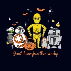 Women's Star Wars Halloween Here For Treat Friends T-Shirt