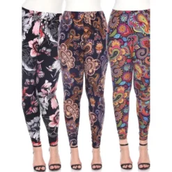 Women's Pack Of 3 Plus Size Leggings - One Size Fits Most Plus - White Mark 33 Women's Pack Of 3 Plus Size Leggings - One Size Fits Most Plus - White Mark -Dresses City Shop GUEST 668d0f4c 1983 4eb0 af72 82328a0982df