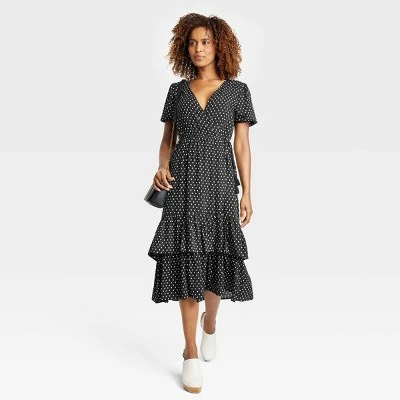 Women's Short Sleeve Wrap Dress - Knox Rose™ 4 Women's Short Sleeve Wrap Dress - Knox Rose™ - Image 2