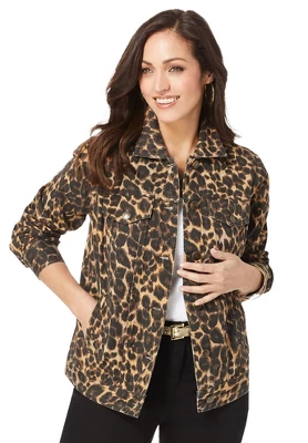 Jessica London Women’s Plus Size Classic Cotton Denim Jacket 17 Jessica London Women’s Plus Size Classic Cotton Denim Jacket - Image 15