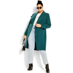 Women's Plus Size So Chic Coat - Alpine | CITY CHIC 7 Women's Plus Size So Chic Coat - Alpine | CITY CHIC -Dresses City Shop GUEST 713e703c faf8 4137 a848 18539d428264