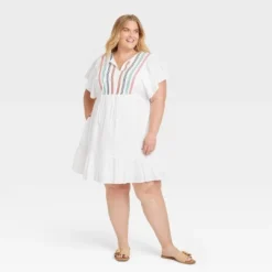Women's Kimono Short Sleeve A-Line Dress - Knox Rose™ White 7 Women's Kimono Short Sleeve A-Line Dress - Knox Rose™ White -Dresses City Shop GUEST 71c27d99 f07e 4218 85f4 e96524ee4b8e