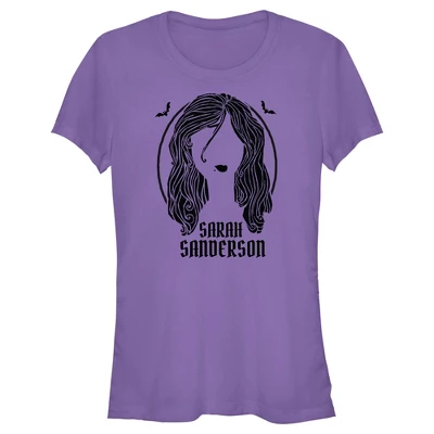 Junior's Hocus Pocus Sarah Sanderson Portrait T-Shirt 5 Junior's Hocus Pocus Sarah Sanderson Portrait T-Shirt - Image 3
