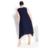 Women's Plus Size Pleat Button Dress - Navy | AVENUE 2 Women's Plus Size Pleat Button Dress - Navy | AVENUE -Dresses City Shop GUEST 7cb344dd 8dae 49a0 96b0 32c9e22e8f6b