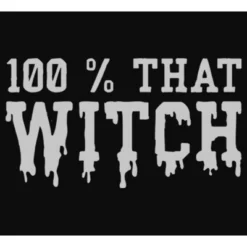 Junior's Lost Gods Halloween 100% That Witch Racerback Tank Top