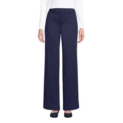 Lands' End Women's Lands' End Flex High Rise Wide Leg Pants 4 Lands' End Women's Lands' End Flex High Rise Wide Leg Pants - Image 2
