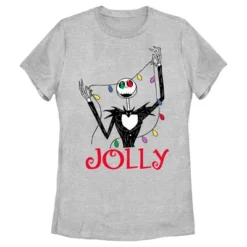 Women's The Nightmare Before Christmas Jack Jolly Christmas Lights T-Shirt 7 Women's The Nightmare Before Christmas Jack Jolly Christmas Lights T-Shirt -Dresses City Shop GUEST 7e215fd7 312f 45a8 8523 861d1c1d29e8