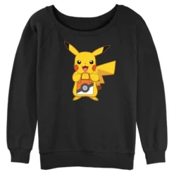Junior's Pokemon Halloween Trick Or Treat Pikachu Sweatshirt 8 Junior's Pokemon Halloween Trick Or Treat Pikachu Sweatshirt -Dresses City Shop GUEST 80a16966 1d4d 41b7 8bcb a1730904578b