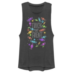 Junior's Lost Gods Halloween Candy Explosion Festival Muscle Tee -Dresses City Shop GUEST 8b6c90c4 b703 4914 a502 d611a061df8f