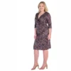 Womens Plus Size Print Knee Length Faux Wrap Dress -Dresses City Shop GUEST 8ff317f7 fd86 4d2c b754 25db2f7e445d