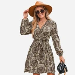 Women's Ornate Print Surplice Neck Mini Dress - Cupshe 17 Women's Ornate Print Surplice Neck Mini Dress - Cupshe -Dresses City Shop GUEST 9025d39b 6355 441a 8ede 00daf3875115