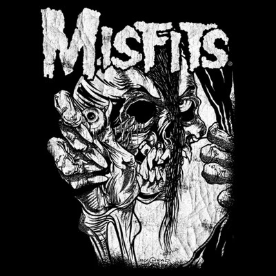 Women's Misfits Distressed Eye Skull T-Shirt 3 Women's Misfits Distressed Eye Skull T-Shirt