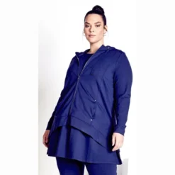 Women's Plus Size Weekender Bamboo Jacket - Navy | Amber & Vanilla -Dresses City Shop GUEST 99de0a30 7689 4e55 ba4c ffb9461b4f57