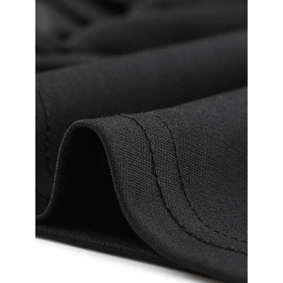 Agnes Orinda Women's Plus Size Off Shoulder Mesh Long Sleeve Stretchy Ruched Cocktail Mini Bodycon Dress 6 Agnes Orinda Women's Plus Size Off Shoulder Mesh Long Sleeve Stretchy Ruched Cocktail Mini Bodycon Dress - Image 4