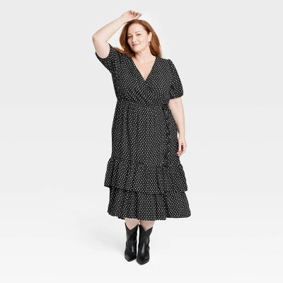Women's Short Sleeve Wrap Dress - Knox Rose™ 5 Women's Short Sleeve Wrap Dress - Knox Rose™ - Image 3