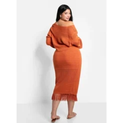 Jina Crochet Tassel Hem Midi Bodycon Skirt -Dresses City Shop GUEST a8d6176d db5a 4b07 b7e2 ba55522e806d