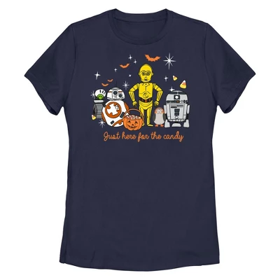 Women's Star Wars Halloween Here For Treat Friends T-Shirt 5 Women's Star Wars Halloween Here For Treat Friends T-Shirt - Image 3