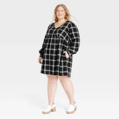 Women's Bishop Sleeve A-Line Dress - Knox Rose™ 11 Women's Bishop Sleeve A-Line Dress - Knox Rose™ -Dresses City Shop GUEST ad393238 4cf9 4e46 b032 68061994d47d