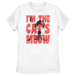 Women's Betty Boop I'm The Cats Meow T-Shirt -Dresses City Shop GUEST adf1e8de 418b 4b60 9ab4 3aec414e4f36