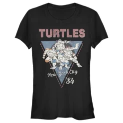 Junior's Teenage Mutant Ninja Turtles Vintage Group Triangle T-Shirt 7 Junior's Teenage Mutant Ninja Turtles Vintage Group Triangle T-Shirt -Dresses City Shop GUEST aedd6bba 55a7 4d1d 99a9 8b62404e93d9