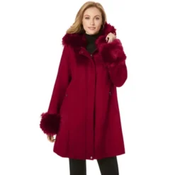Jessica London Women’s Plus Size Hooded Faux Fur Trim Coat 13 Jessica London Women’s Plus Size Hooded Faux Fur Trim Coat -Dresses City Shop GUEST afe05cef daf6 4324 a2f3 2ea7654ed5f0