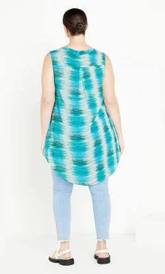 Women's Plus Size Riviera Tunic - Capri | AVENUE