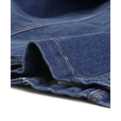 Agnes Orinda Women's Plus Size Denim Notched Lapel Color Block Stretch Blazer 7 Agnes Orinda Women's Plus Size Denim Notched Lapel Color Block Stretch Blazer - Image 5