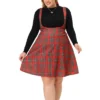 Agnes Orinda Plus Size Suspenders Skirts For Women A Line Mini Tartan Overall Pinafore Dress Suspender Skirt 2 Agnes Orinda Plus Size Suspenders Skirts For Women A Line Mini Tartan Overall Pinafore Dress Suspender Skirt -Dresses City Shop GUEST b9a0b81d 6808 41a3 872b 79cf944b5a4c