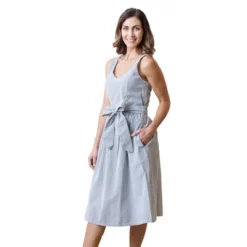 Hope & Henry Womens' A-Line Dress With Sash -Dresses City Shop GUEST bb45fd48 7d58 4b3e b603 068573b9b07f