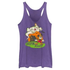 Women's Mickey & Friends Halloween Retro Mickey Mouse Creepin' It Real Racerback Tank Top 7 Women's Mickey & Friends Halloween Retro Mickey Mouse Creepin' It Real Racerback Tank Top -Dresses City Shop GUEST bb5fb73d d5da 4d37 9aac 3b707287aaf8