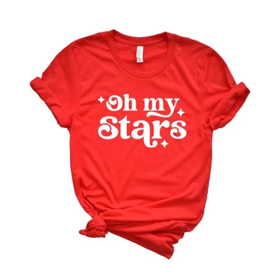 Simply Sage Market Women's Oh My Stars Bold Short Sleeve Graphic Tee 4 Simply Sage Market Women's Oh My Stars Bold Short Sleeve Graphic Tee - Image 2