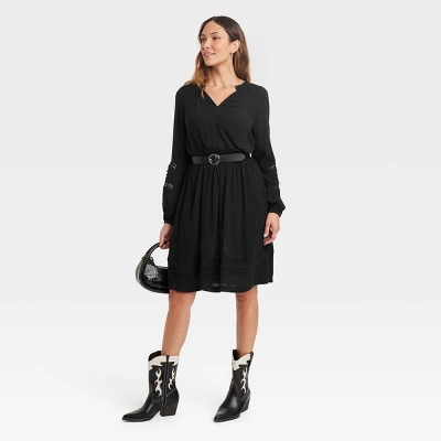 Women's Long Sleeve Lace Dress - Knox Rose™ 4 Women's Long Sleeve Lace Dress - Knox Rose™ - Image 2