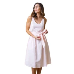 Hope & Henry Womens' A-Line Dress With Sash -Dresses City Shop GUEST bf0b7a95 b60f 441d 8d3a 786809d6890a