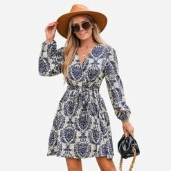 Women's Ornate Print Surplice Neck Mini Dress - Cupshe 16 Women's Ornate Print Surplice Neck Mini Dress - Cupshe -Dresses City Shop GUEST c26f88fd 17be 4aad a02e 2a66e83ba418