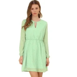 Allegra K Women's Choker V Neck Vintage Flared Gilding Metallic Shiny Star A-Line Dress 40 Allegra K Women's Choker V Neck Vintage Flared Gilding Metallic Shiny Star A-Line Dress -Dresses City Shop GUEST cb223d18 9bb2 4f11 b060 2ee6a4742ecd