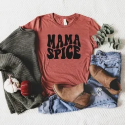 Simply Sage Market Women's Mama Spice Wavy Short Sleeve Graphic Tee