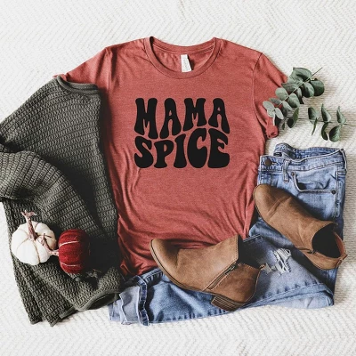 Simply Sage Market Women's Mama Spice Wavy Short Sleeve Graphic Tee 3 Simply Sage Market Women's Mama Spice Wavy Short Sleeve Graphic Tee