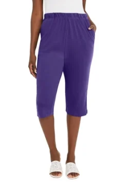 Jessica London Women’s Plus Size Soft Ease Capri -Dresses City Shop GUEST d77e92b0 259f 41b5 a50c af770654a4d1