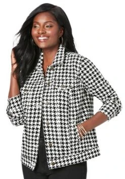 Jessica London Women’s Plus Size Classic Cotton Denim Jacket 28 Jessica London Women’s Plus Size Classic Cotton Denim Jacket -Dresses City Shop GUEST dc2ac65a 435e 4620 8d35 0d03f2884f93