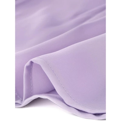 Allegra K Women's Tie V Neck Ruffle Neck Top Puff Sleeve Ruffle Cuff Casual Blouse 7 Allegra K Women's Tie V Neck Ruffle Neck Top Puff Sleeve Ruffle Cuff Casual Blouse - Image 5