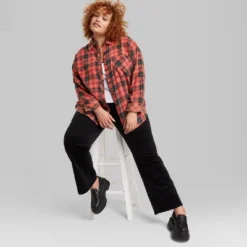 Women's Oversized Button-Down Flannel Shirt - Wild Fable™ Plaid 17 Women's Oversized Button-Down Flannel Shirt - Wild Fable™ Plaid -Dresses City Shop GUEST de06bc66 8b20 48d2 8837 4185e5f7d51a