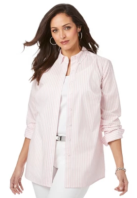 Jessica London Women’s Plus Size Poplin Tunic 10 Jessica London Women’s Plus Size Poplin Tunic - Image 8