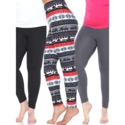 Women's Pack Of 3 Plus Size Leggings - One Size Fits Most Plus - White Mark 24 Women's Pack Of 3 Plus Size Leggings - One Size Fits Most Plus - White Mark -Dresses City Shop GUEST e1667793 6b83 4d1d af46 08f103fcd7cc
