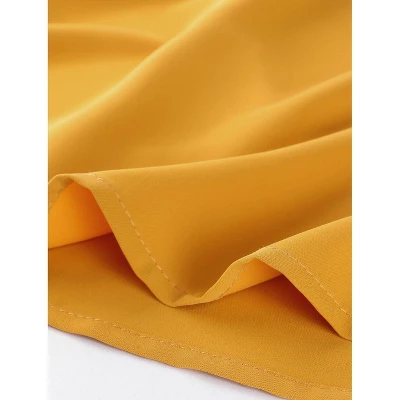 Agnes Orinda Women' S Plus Size V Neck Ruffle Smocked Sleeve Blouses 7 Agnes Orinda Women' S Plus Size V Neck Ruffle Smocked Sleeve Blouses - Image 5