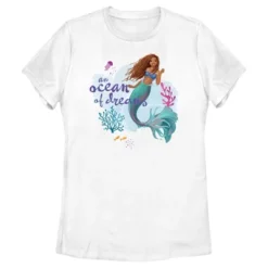 Women's The Little Mermaid Ariel An Ocean Of Dreams Scene T-Shirt 7 Women's The Little Mermaid Ariel An Ocean Of Dreams Scene T-Shirt -Dresses City Shop GUEST e22d684e a8a9 46b1 aba1 395d3771de4d