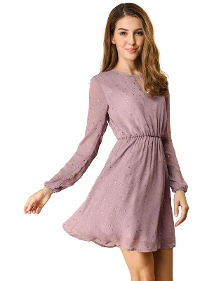 Allegra K Women's Choker V Neck Vintage Flared Gilding Metallic Shiny Star A-Line Dress 8 Allegra K Women's Choker V Neck Vintage Flared Gilding Metallic Shiny Star A-Line Dress - Image 6